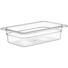 Bac gastronorme en polycarbonate haute résistance GN1/4, profondeur 65 mm | Adexa JGM1518