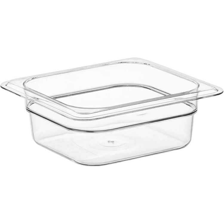 Bac gastronorme en polycarbonate haute résistance GN1/6, profondeur 65 mm | Adexa JGM1524