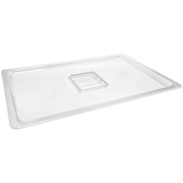 Couvercle de bac gastronorme GN1/1 transparent en polycarbonate haute résistance | Adexa JGM1602