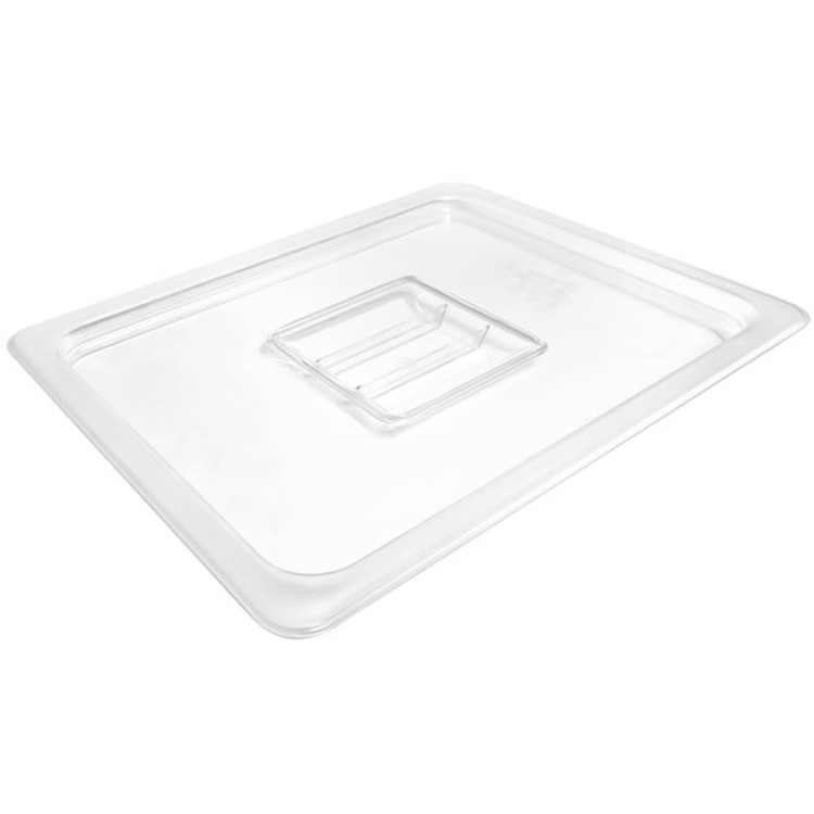 Couvercle de bac gastronorme en polycarbonate haute résistance GN1/2 transparent | Adexa JGM1604