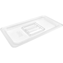 Couvercle de bac gastronorme en polycarbonate haute résistance GN1/3 transparent | Adexa JGM1606