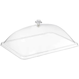 Couvercle transparent en polycarbonate pour gâteaux et pains 330 x 540 x 70 mm | Adexa JGM504