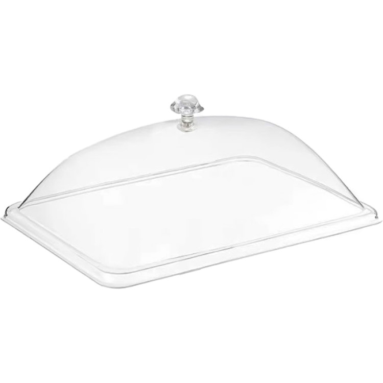 Couvercle transparent en polycarbonate pour gâteaux et pains 330 x 540 x 70 mm | Adexa JGM504