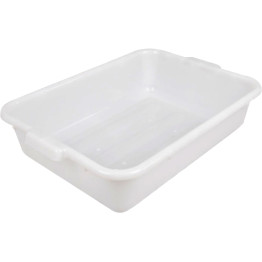 Plateau de service en polypropylène blanc 560 x 400 x 120 mm | Adexa JGM608