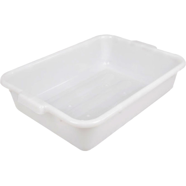 Plateau de service en polypropylène blanc 560 x 400 x 120 mm | Adexa JGM608