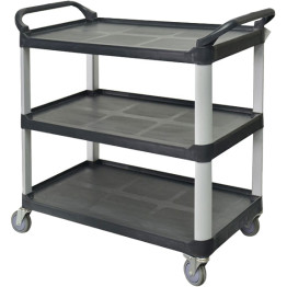 Chariot utilitaire professionnel à 3 niveaux 1020 x 500 x 960 mm | Adexa JGM712