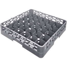 Étagère à tasses/verres professionnelle 36 compartiments 500 x 500 x 100 mm | Adexa JGM808