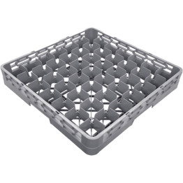 Étagère à tasses/verres professionnelle 49 compartiments 500 x 500 x 100 mm | Adexa JGM810