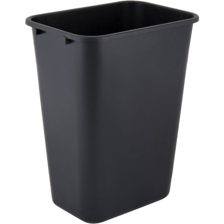 Poubelle commerciale à ouverture supérieure 39 litres 385 x 275 x 505 mm Noire | Adexa JGM908
