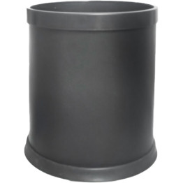 Poubelle ronde commerciale à ouverture supérieure 225 x 260 mm noire | Adexa JGM910