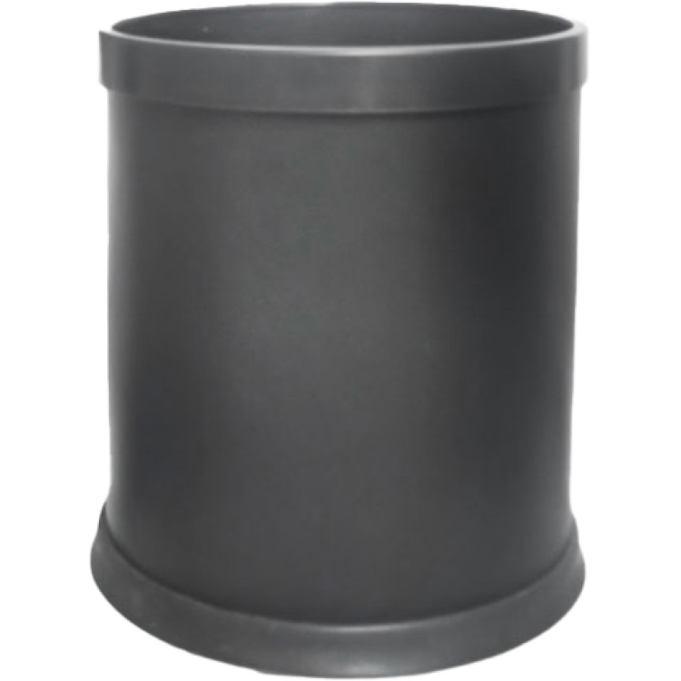 Poubelle ronde commerciale à ouverture supérieure 225 x 260 mm noire | Adexa JGM910