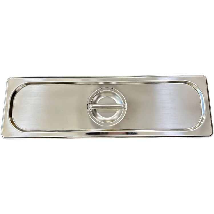 Couvercle en acier inoxydable GN 2/4 pour casseroles | Adexa JJD126 Couvercle en acier inoxydable GN 2/4 pour casseroles | Adexa JJD126