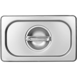 Couvercle de récipient gastronorme en acier inoxydable GN1/4 | Adexa JJD14LID