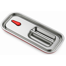 Couvercle de récipient gastronorme en acier inoxydable et joint en silicone GN 1/3 | Adexa JJD6506 Couvercle de récipient gastronorme en acier inoxydable et joint en silicone GN 1/3 | Adexa JJD6506
