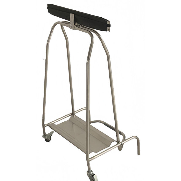 Chariot porte-sacs poubelles en acier inoxydable commercial 430×530×960 mm | Adexa JSN216