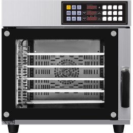 Four mixte électrique professionnel 5 plaques 440x320mm avec fonction vapeur | Adexa KNGCK0660