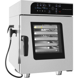 Four mixte électrique professionnel 5 x GN 1/1 avec fonction de cuisson vapeur | Adexa KNGCKW05