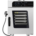 Four mixte électrique professionnel 5 x GN 1/1 avec fonction de cuisson vapeur | Adexa KNGCKW05