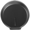Distributeur de papier toilette commercial mural en acier inoxydable noir 340×138×343 mm | Adexa KW7311BLACK