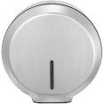 Distributeur de papier toilette commercial mural en acier inoxydable brossé 340×138×343 mm | Adexa KW7311BRUSHED