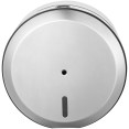 Distributeur de papier toilette à tirette pour centre commercial, en acier inoxydable gaufré, 265 × 158 × 262 mm | Adexa KW7360EMBOSSED