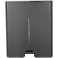 Distributeur d'essuie-mains en papier professionnel mural en acier inoxydable noir 300 × 105 × 360 mm | Adexa KW7370BLACK