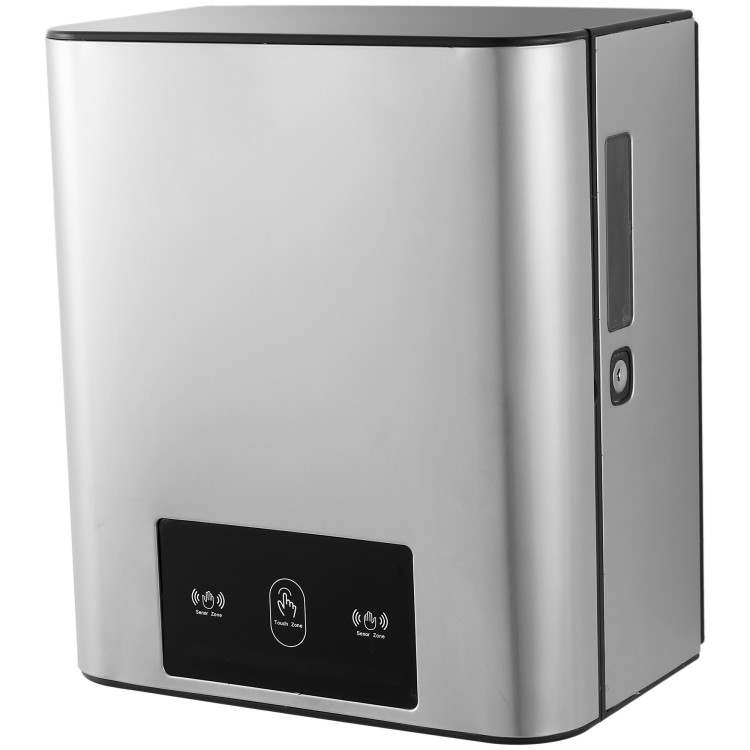 Distributeur de papier en rouleau automatique universel commercial en acier inoxydable brossé 310 × 205 × 355 mm | Adexa KW7390BRUSHED