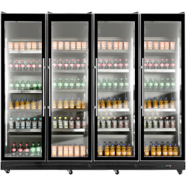 Vitrines réfrigérées à quatre portes