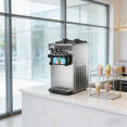 Machine à glace à l'italienne professionnelle de comptoir 18-20 L/h 1300 W 290 R200 Double parfum | Adexa ZBBQL128