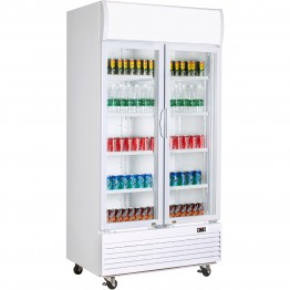 Refroidisseur de bouteilles professionnel 773 litres Refroidissement par ventilateur Portes battantes | Adexa LG800F