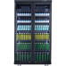 Commercial Refroidisseur de bouteilles Vertical 773 litres Refroidissement par ventilateur Deux portes battantes Noir | Adexa LG805ABLACK