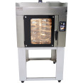 Four à convection rotatif professionnel avec vapeur, 5 plateaux et panneau tactile, 380 V, 920 x 1200 x 1000 mm | Adexa LM5DX