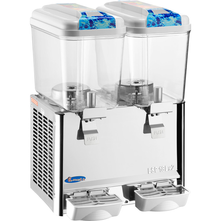 Distributeur de boissons froides professionnel 2 x 18 litres | Adexa LSJ18LX2 Distributeur de boissons froides professionnel 2 x 18 litres | Adexa LSJ18LX2