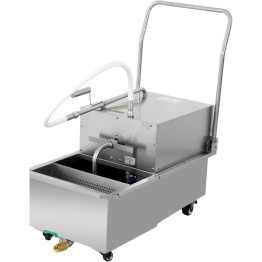 Chariot de filtration d'huile mobile commercial 48 litres 440 x 848 x 965 mm | Adexa LYC01