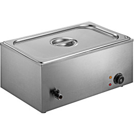 Bain-marie professionnel avec bac et couvercle 1/1Gn | Adexa M401 Bain-marie professionnel avec bac et couvercle 1/1Gn | Adexa M401