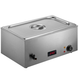 Bain-marie professionnel avec bac et couvercle 1/1Gn | Adexa M501 Bain-marie professionnel avec bac et couvercle 1/1Gn | Adexa M501