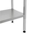 Table de travail élévatrice en acier inoxydable 1000 × 600 × H700–1000 mm | Adexa MCEWB6010