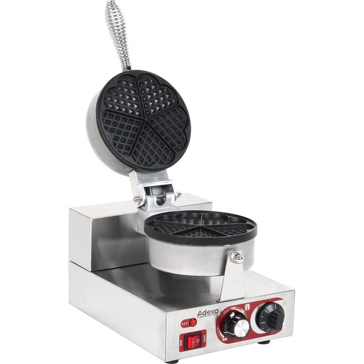 Gaufrier professionnel en forme de fleur unique | Adexa MLP153A