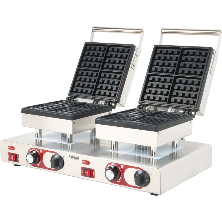 Gaufrier Professionnel Double Carré Belge | Adexa MLP801B2