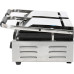 Gril de contact simple à panini robuste à double nervure/lisse | Adexa MLP813A