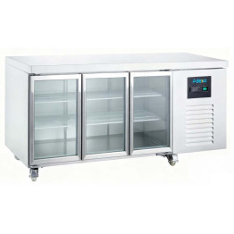Comptoir réfrigéré commercial de préparation 457 L avec 3 portes vitrées – 1795 × 700 × 850 mm | Adexa NORCOLD860 Comptoir réfrigéré commercial de préparation 457 L avec 3 portes vitrées – 1795 × 700 × 850 mm | Adexa NORCOLD860