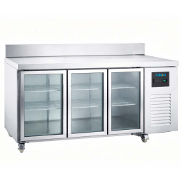 Comptoir réfrigéré commercial de préparation 457 L avec 3 portes vitrées – 1795 × 700 × 950 mm | Adexa NORCOLD866 Comptoir réfrigéré commercial de préparation 457 L avec 3 portes vitrées – 1795 × 700 × 950 mm | Adexa NORCOLD866
