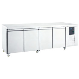 Congélateur de comptoir 4 portes en acier inoxydable 608 L avec dessus plat | Adexa NORCOLD876 Congélateur de comptoir 4 portes en acier inoxydable 608 L avec dessus plat | Adexa NORCOLD876