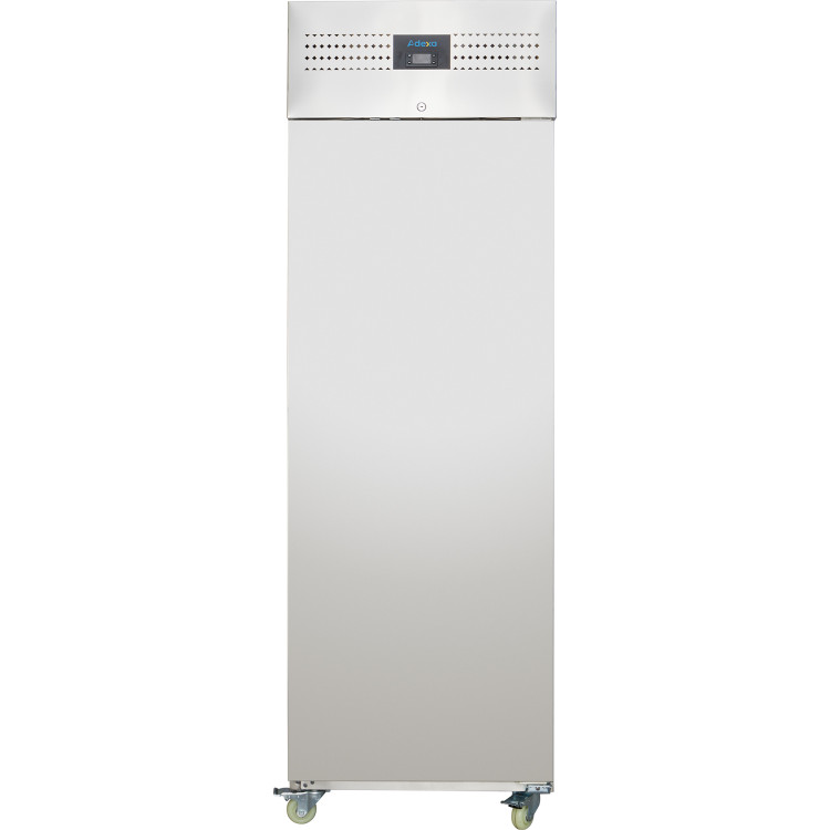 Réfrigérateur vertical commercial 600 L, une porte, armoire en acier inoxydable 655 x 855 x 2090 mm | Adexa NORD22 Réfrigérateur vertical commercial 600 L, une porte, armoire en acier inoxydable 655 x 855 x 2090 mm | Adexa NORD22