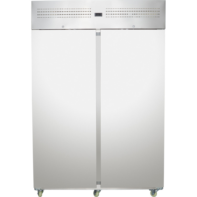 Congélateur vertical commercial 1400 L, armoire à double porte en acier inoxydable, dimensions : 1380 x 855 x 2090 mm | Adexa NORD32 Congélateur vertical commercial 1400 L, armoire à double porte en acier inoxydable, dimensions : 1380 x 855 x 2090 mm | Adexa NORD32