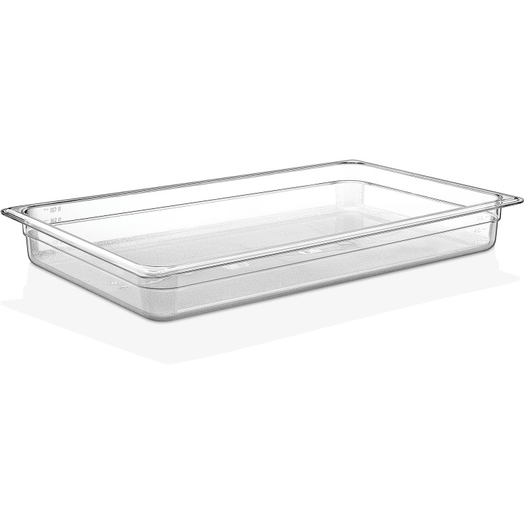 Bac Gastronorme Polycarbonate GN1/1 Profondeur 65mm Transparent | Adexa P8112