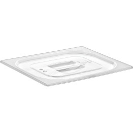 Couvercle pour Bac Gastronorme Polycarbonate GN1/2 Transparent | Adexa P812L