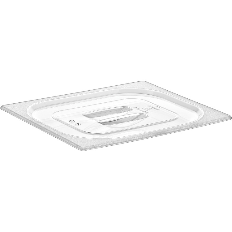 Couvercle pour Bac Gastronorme Polycarbonate GN1/2 Transparent | Adexa P812L