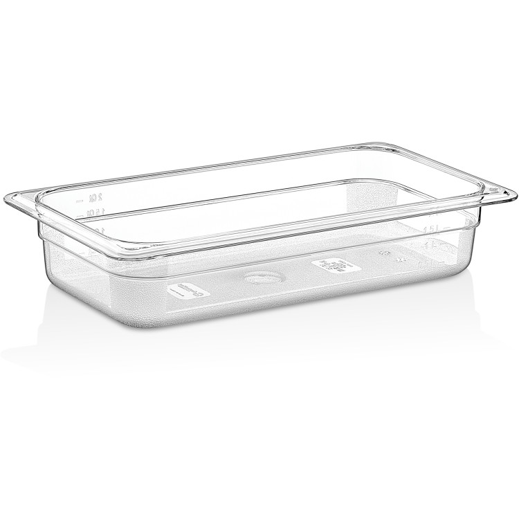 Bac Gastronorme Polycarbonate GN1/3 Profondeur 65mm Transparent | Adexa P8132