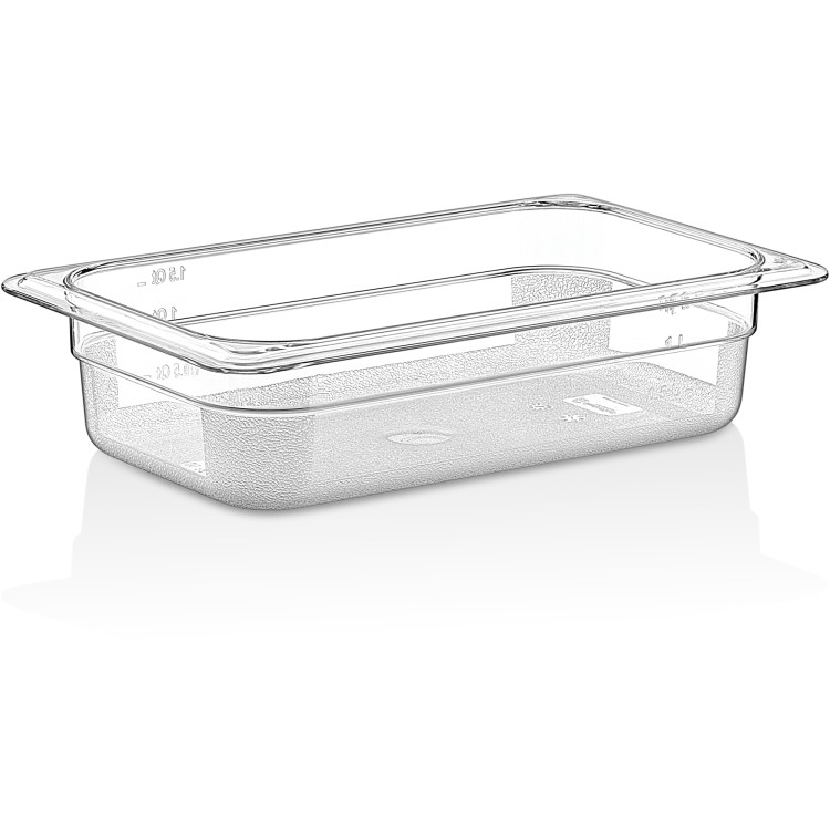 Bac Gastronorme Polycarbonate GN1/4 Profondeur 65mm Transparent | Adexa P8142